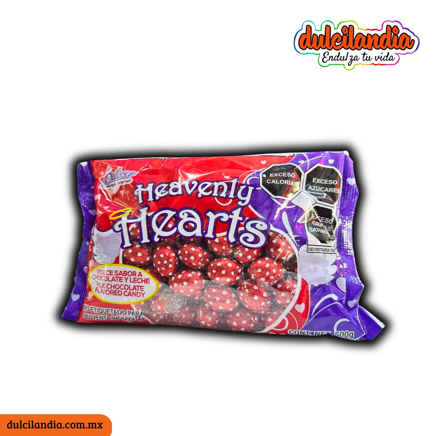 Chocolates Heavenly Hearts Huevitos Corazón San Valentín PALMER Bolsa 500g