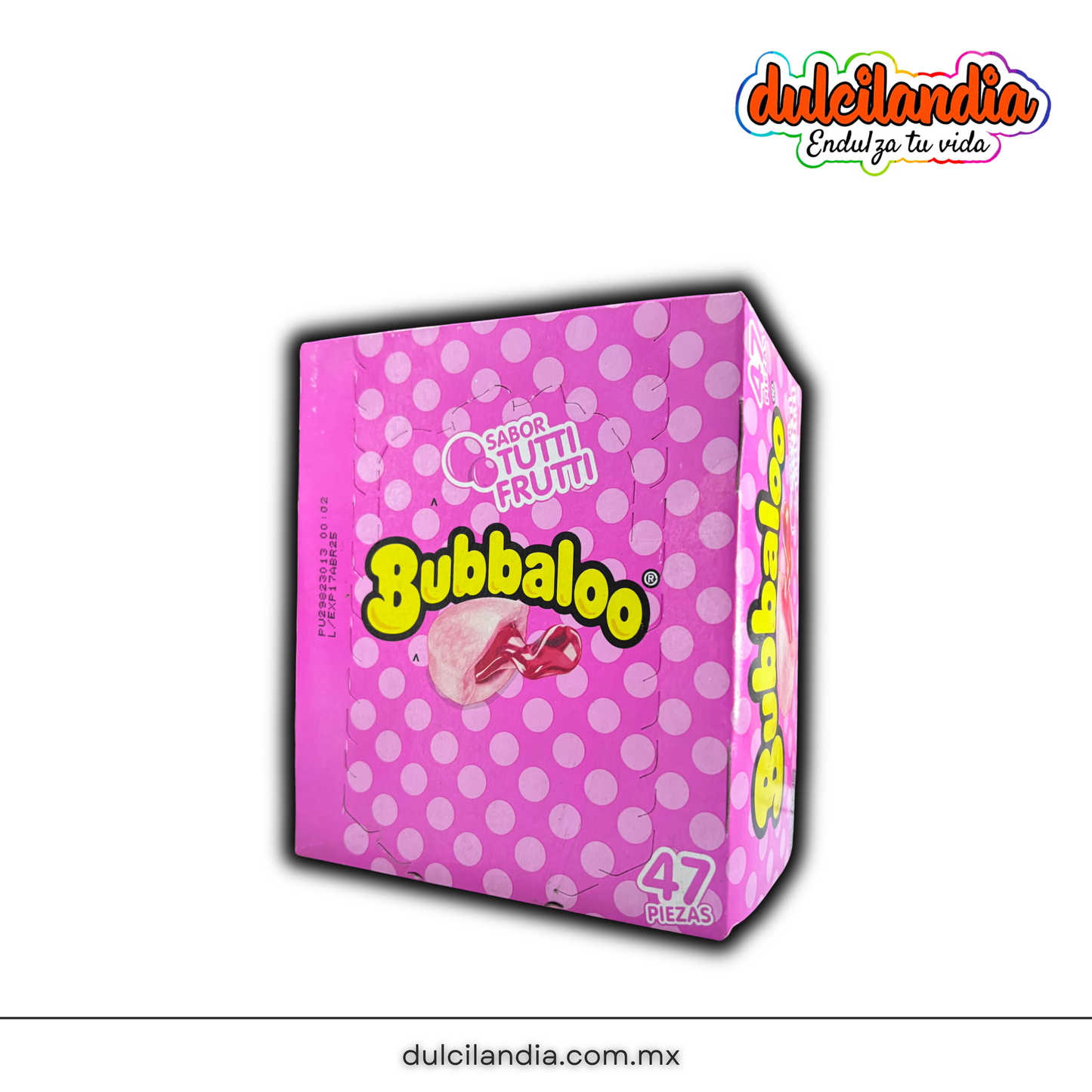 Chicles Bubbaloo Tutti Frutti MONDELĒZ Caja c/47