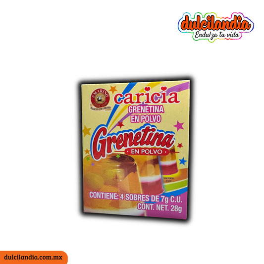 Grenetina en Polvo Caricia Sobres 7g EL MARINO Caja c/4