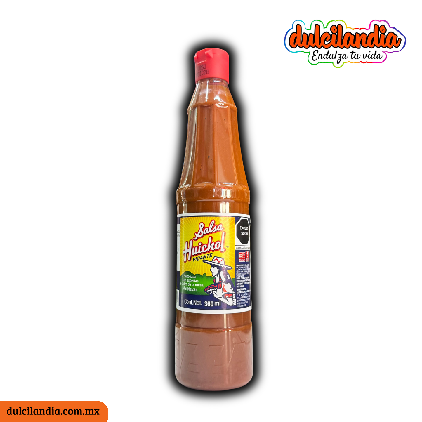 Salsa Picante Original SALSA HUICHOL Botella 360ml