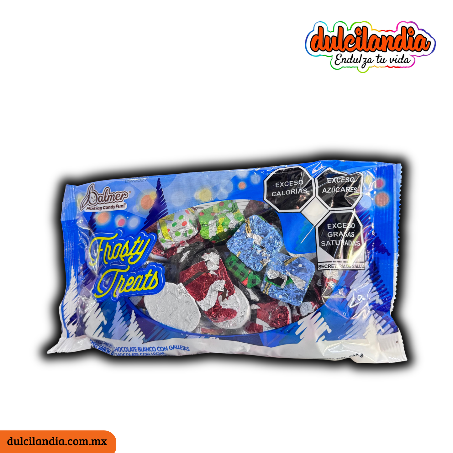 Chocolates Navideños Frosty Treats Figuras Surtidas PALMER Bolsa 500g