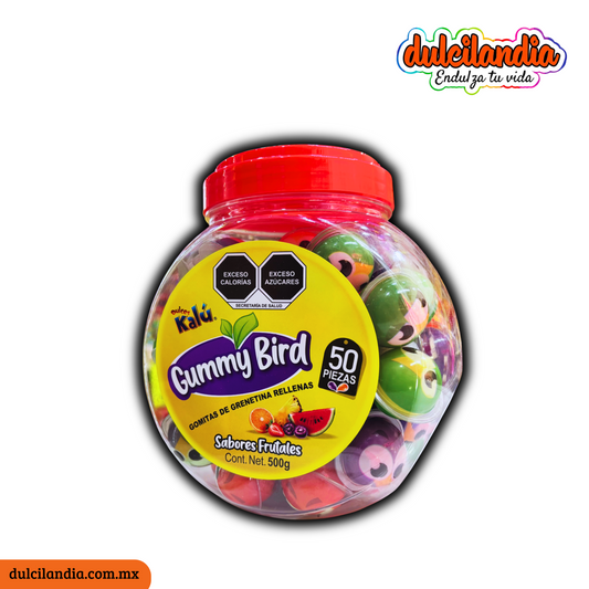 Gomitas Gummy Bird 10g KALÚ Vitrolero c/50