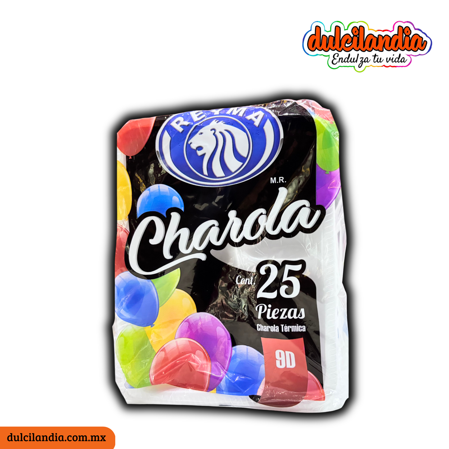 Charola Térmica / Plato Térmico Mariel 9D REYMA Empaque c/25