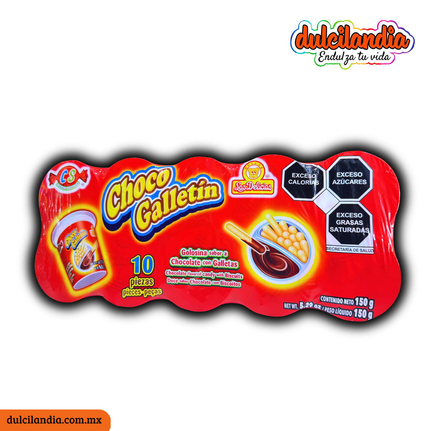 Choco Galletín 15g LAS DELICIAS Empaque c/10