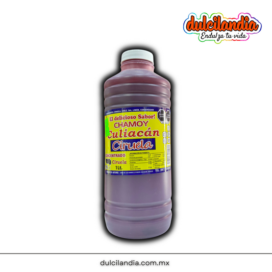 Chamoy con Ciruelas Enteras CULIACAN Botella 1Lt