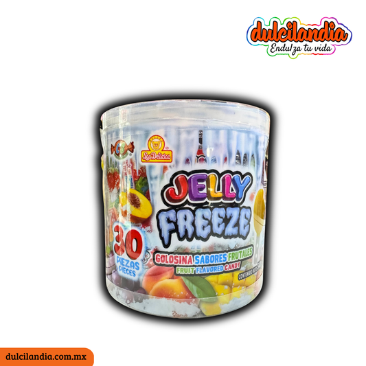 Gelatinas Jelly Freeze Surtido 18g LAS DELICIAS Estuche c/30
