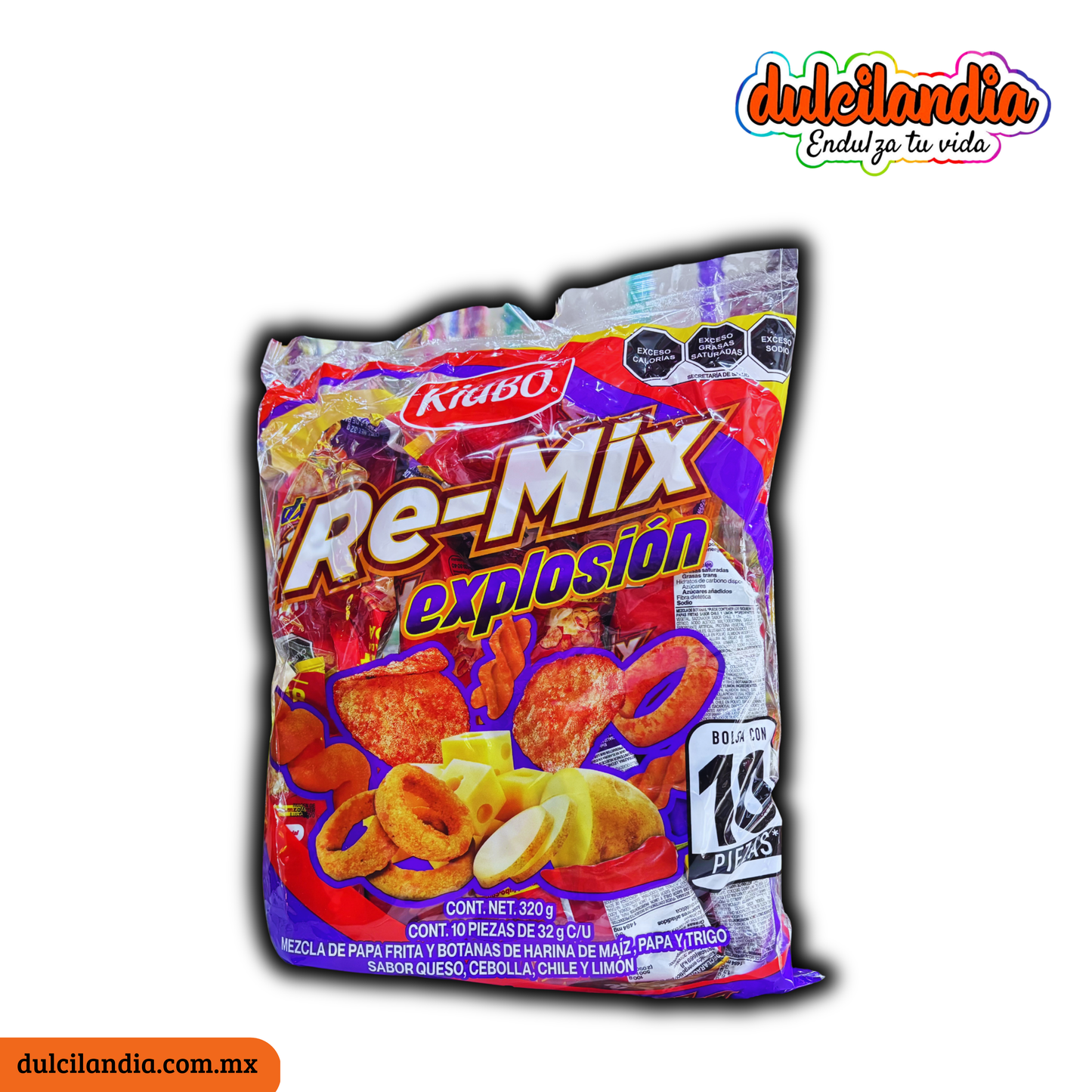 Re-mix Explosión 32g KIUBO Bolsa c/10