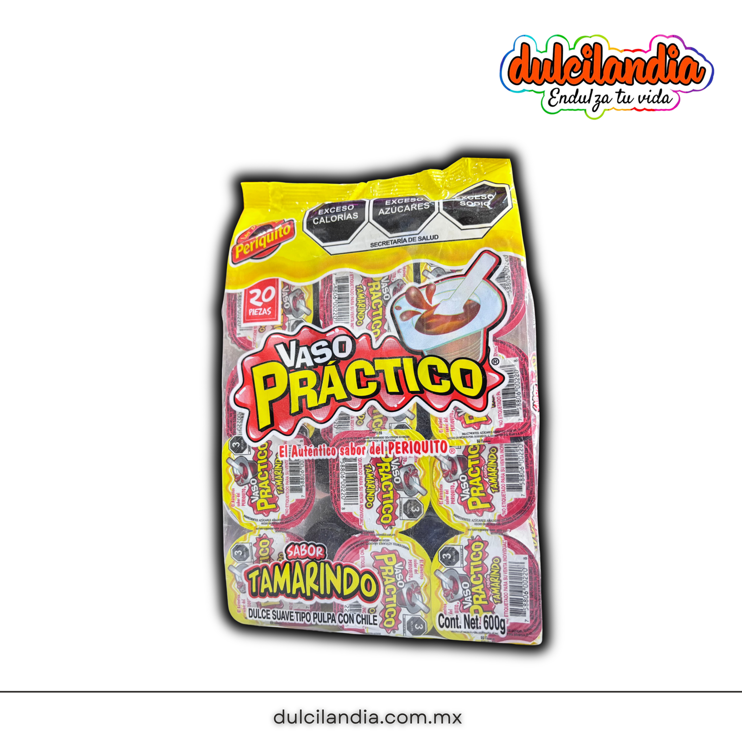 Vaso Práctico con Pulpa de Tamarindo 30g TICO Bolsa c/20