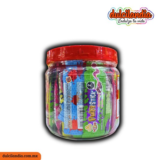 Pulpi Stick Caramelo Líquido Surtido 8g LAS DELICIAS c/60