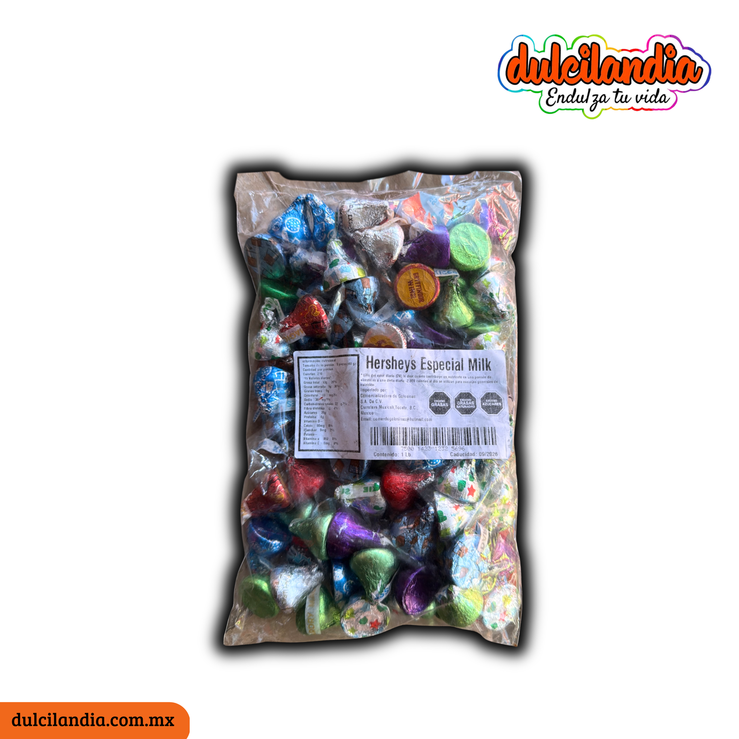 Chocolates Kisses Surtidos HERSHEY’S Bolsa c/95