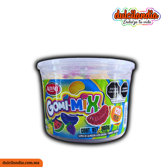 Gomitas Gomi-Mix Surtidas ALTEÑO Vitrolero c/120