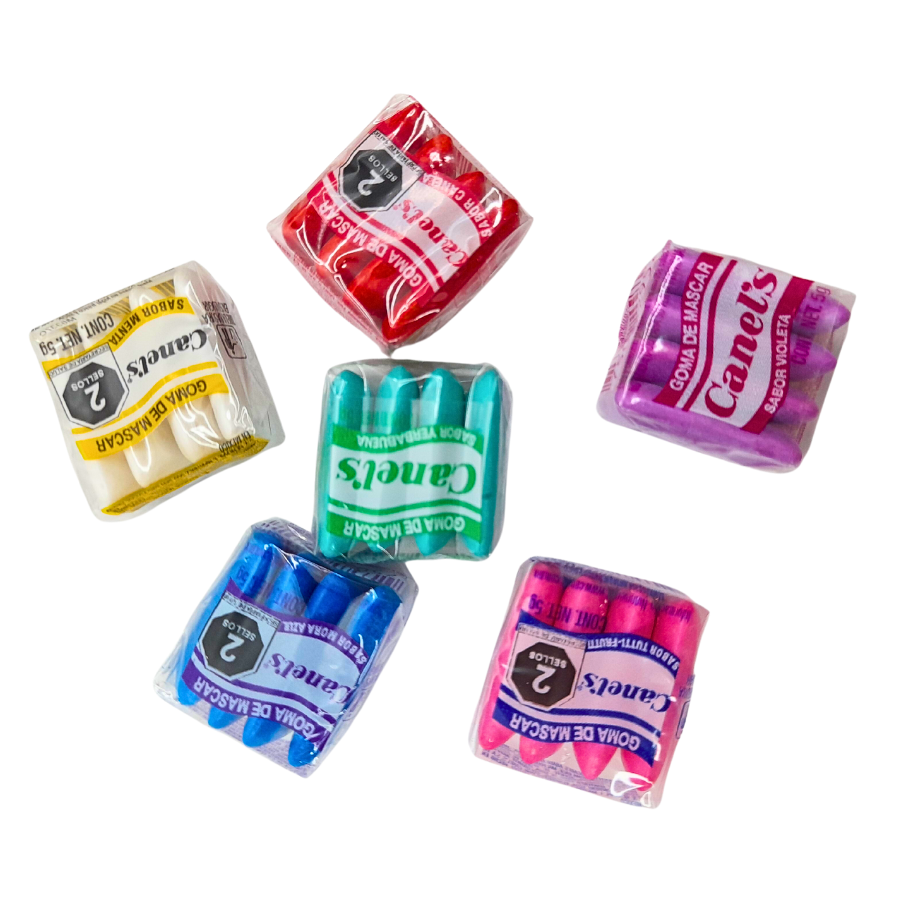 Chicles Surtidos 4’s CANEL’S Caja c/60