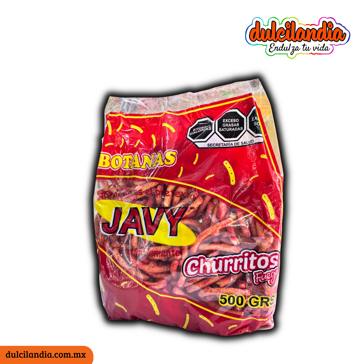 Churritos de Maíz Fuego JAVY Bolsa 500g