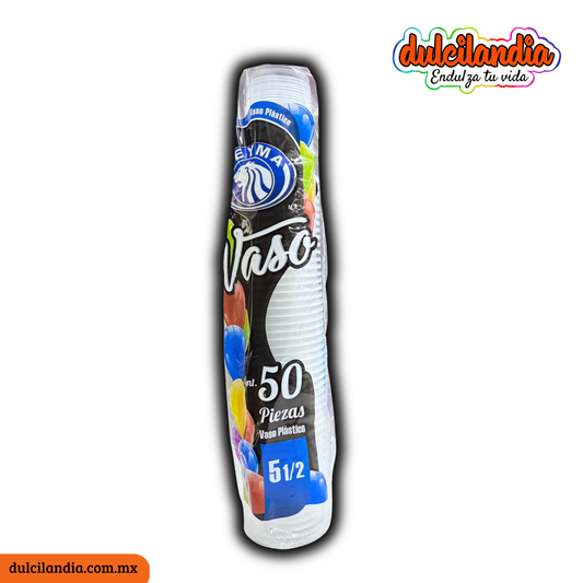 Vasos Plásticos 5.5oz REYMA Empaque c/50