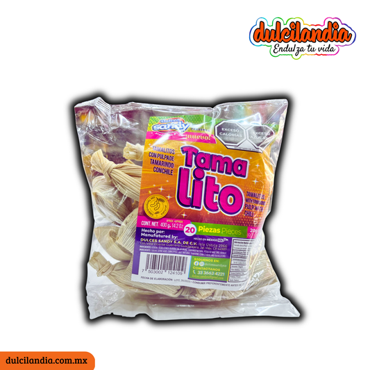 Dulces de Tamarindo Tamalito 20g SANDY Bolsa c/20