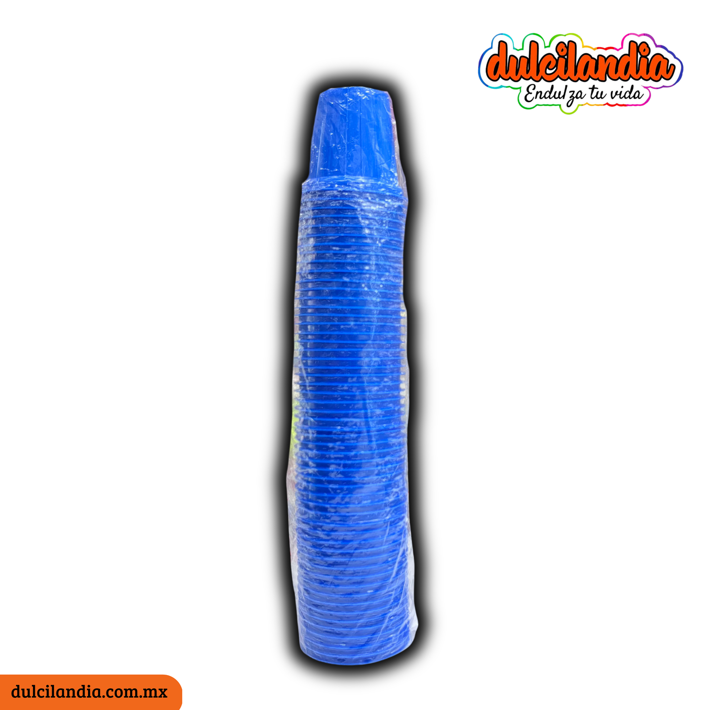 Vasos Plásticos 5A Azules REYMA Empaque c/50