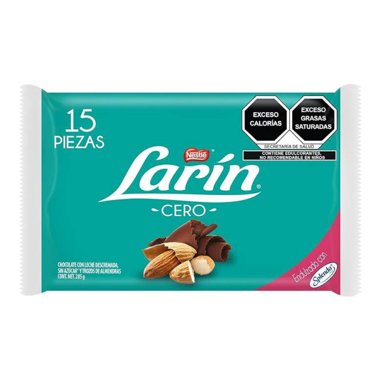 Chocolates Larín Cero / Splenda / Sin Azúcar NESTLÉ Blíster c/15