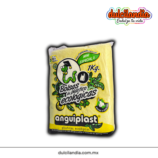 Bolsas Camiseta Mini Especial 0 18x32cm Polipapel ANGUIPLAST Bolsa 1Kg