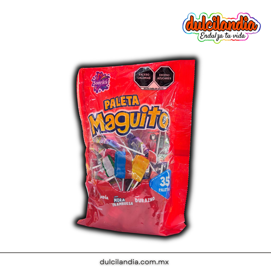 Paletas Maguito Surtida 8.5g SONRIC’S Bolsa c/35