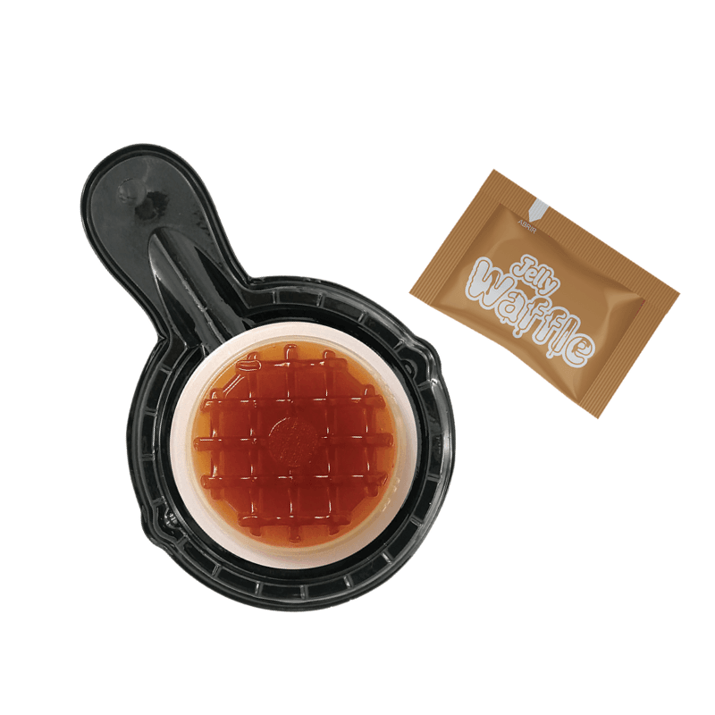 Jelly Waffle Caramelo 16g LAS DELICIAS Caja c/24