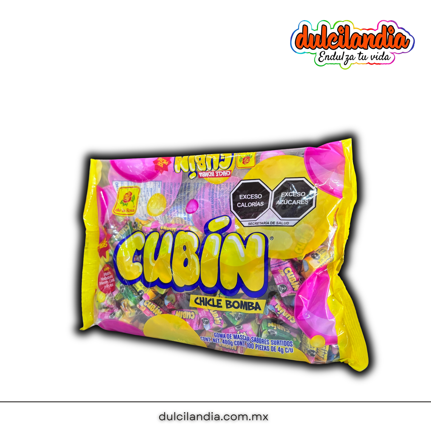 Chicles Cubín Surtidos 4g DE LA ROSA Bolsa c/100
