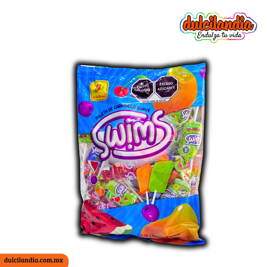 Paletas Swims Surtida 8.5g DE LA ROSA Bolsa c/40