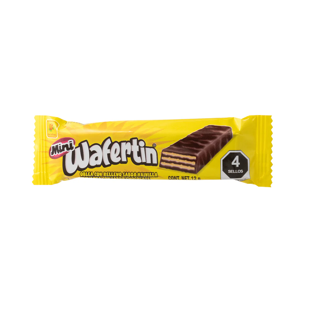 Chocolates Mini Wafertin 12g DE LA ROSA Bolsa c/50