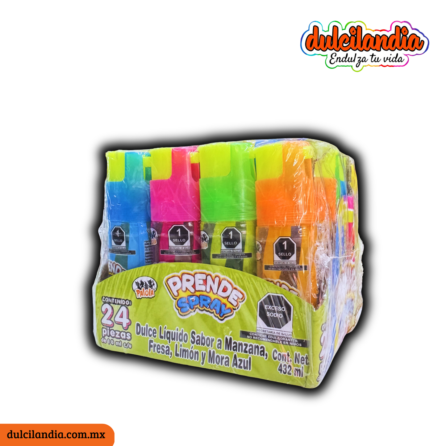 Caramelo Líquido Prende Spray 18ml PALOLA Caja c/24