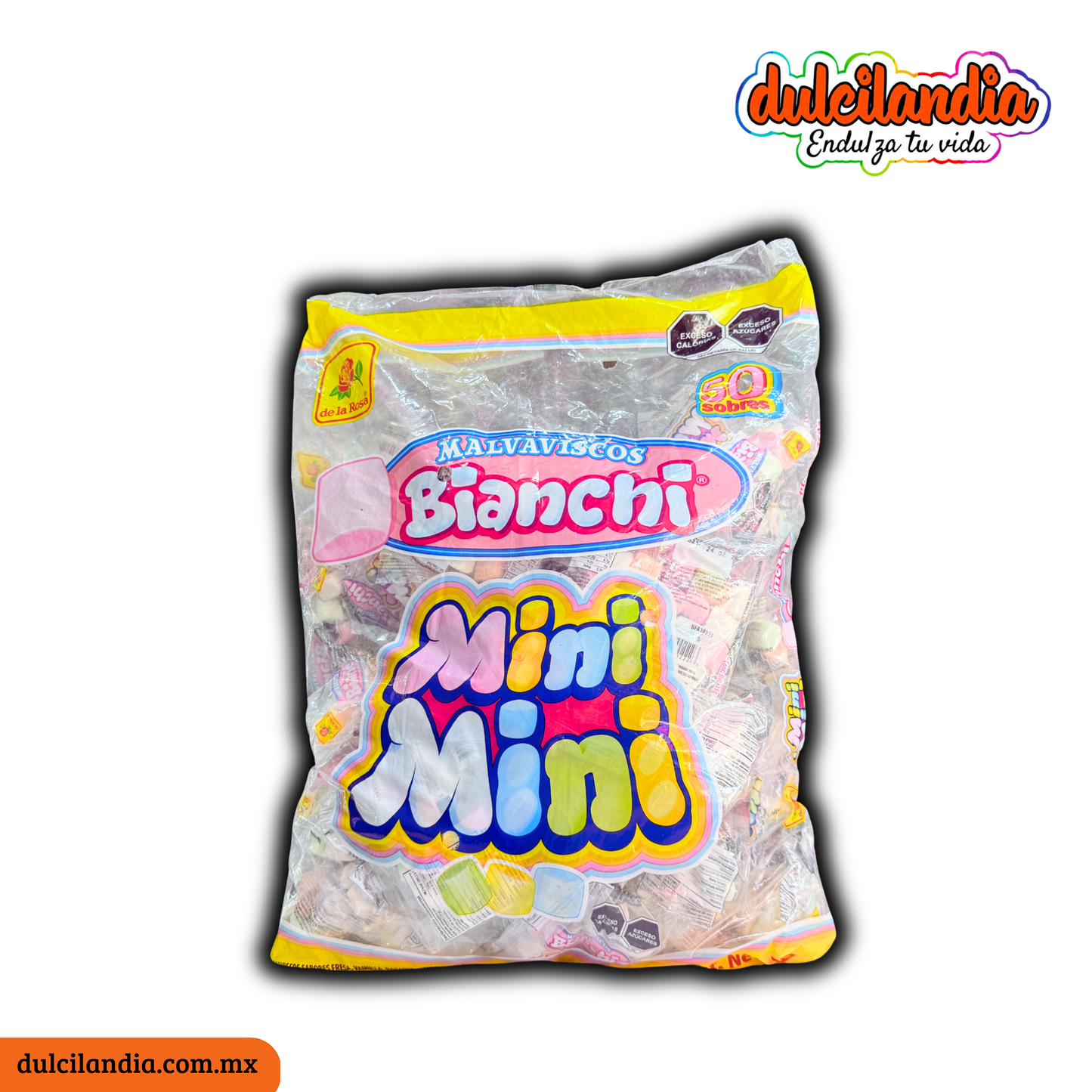 Bombones Malvaviscos Mini Mini 15g DE LA ROSA Bolsa c/50
