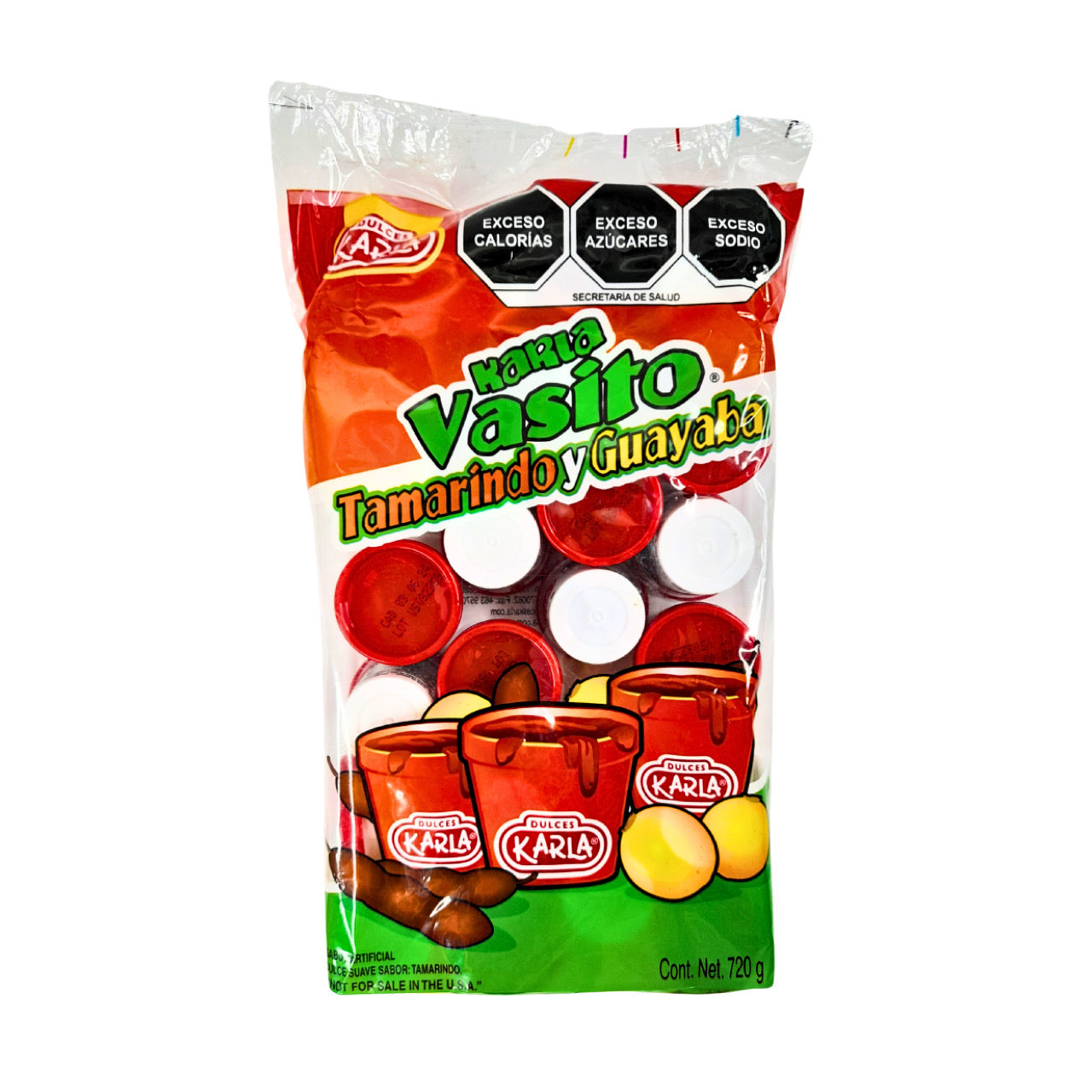 Vasito Pulpa Tamarindo y Guayaba 30g KARLA Bolsa c/24