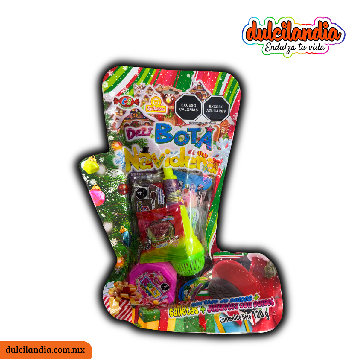 Deli Bota Navideña LAS DELICIAS Empaque 110g