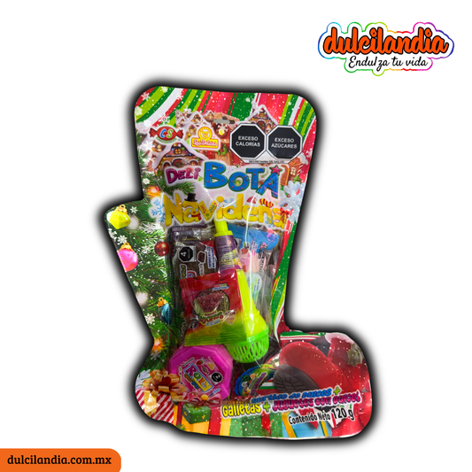 Deli Bota Navideña LAS DELICIAS Empaque 110g