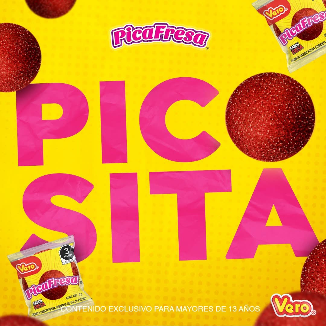 PicaFresa Original 6g VERO Bolsa c/100