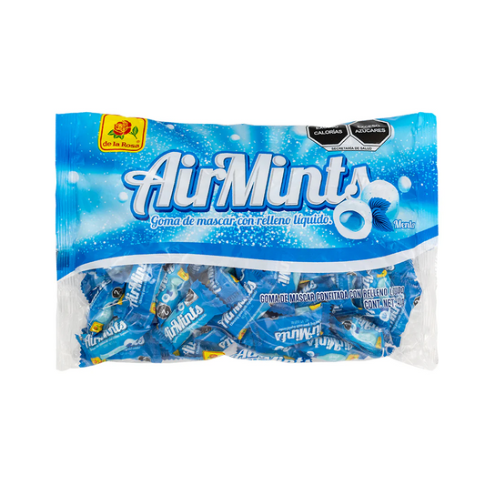 Chicles Rellenos AirMints Menta Surtidos DE LA ROSA Bolsa c/70