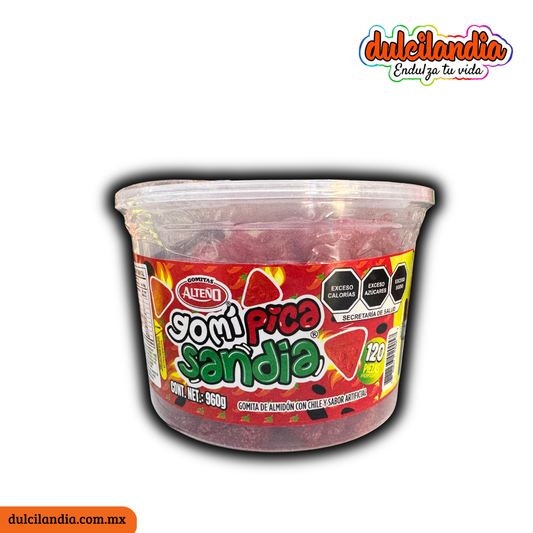 Gomitas Gomi Pica Sandía Enchiladas ALTEÑO Vitrolero c/120