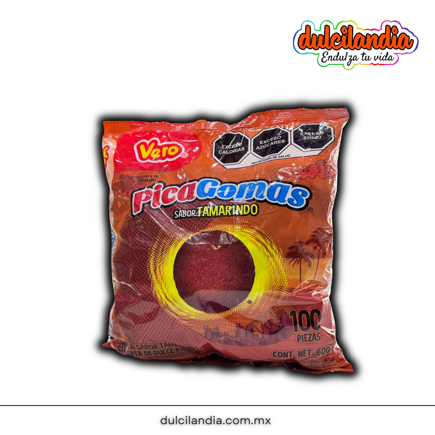PicaGomas Tamarindo 6g VERO Bolsa c/100