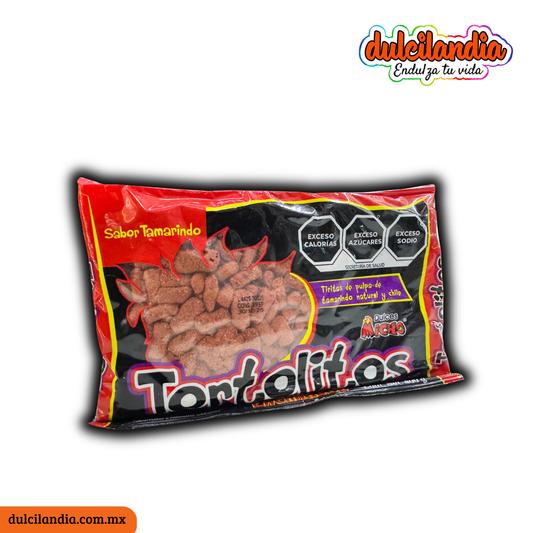 Riel de Tamarindo Tortolitos Enchilados Trozo DULCES MICHO Bolsa 400g