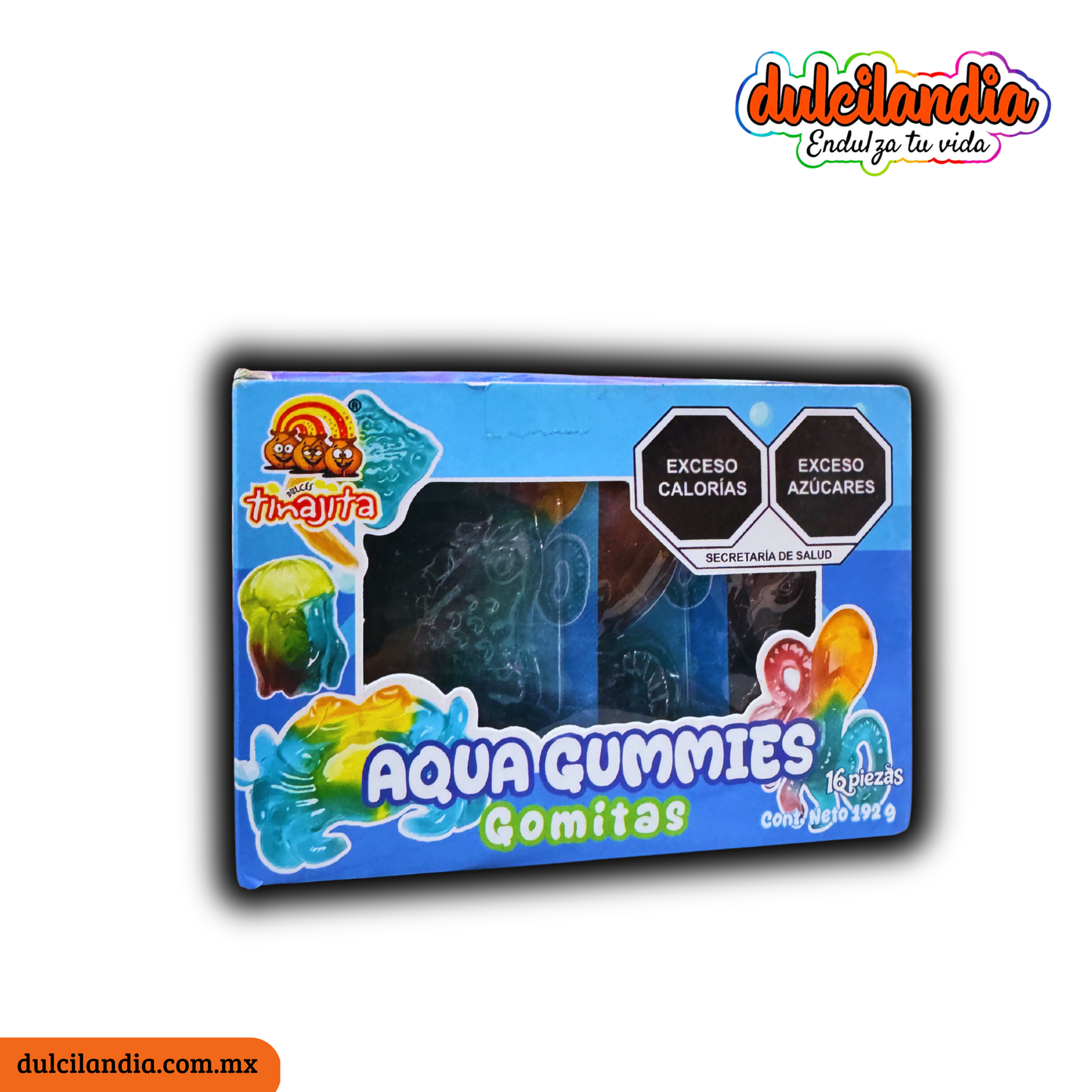 Gomitas Aqua Gummies 12g TINAJITA Caja c/12