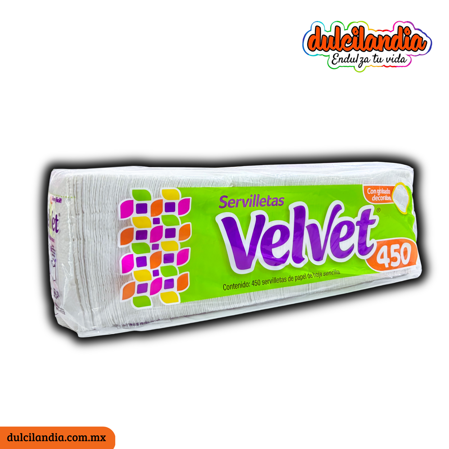 Servilletas de Papel VELVET Empaque c/450