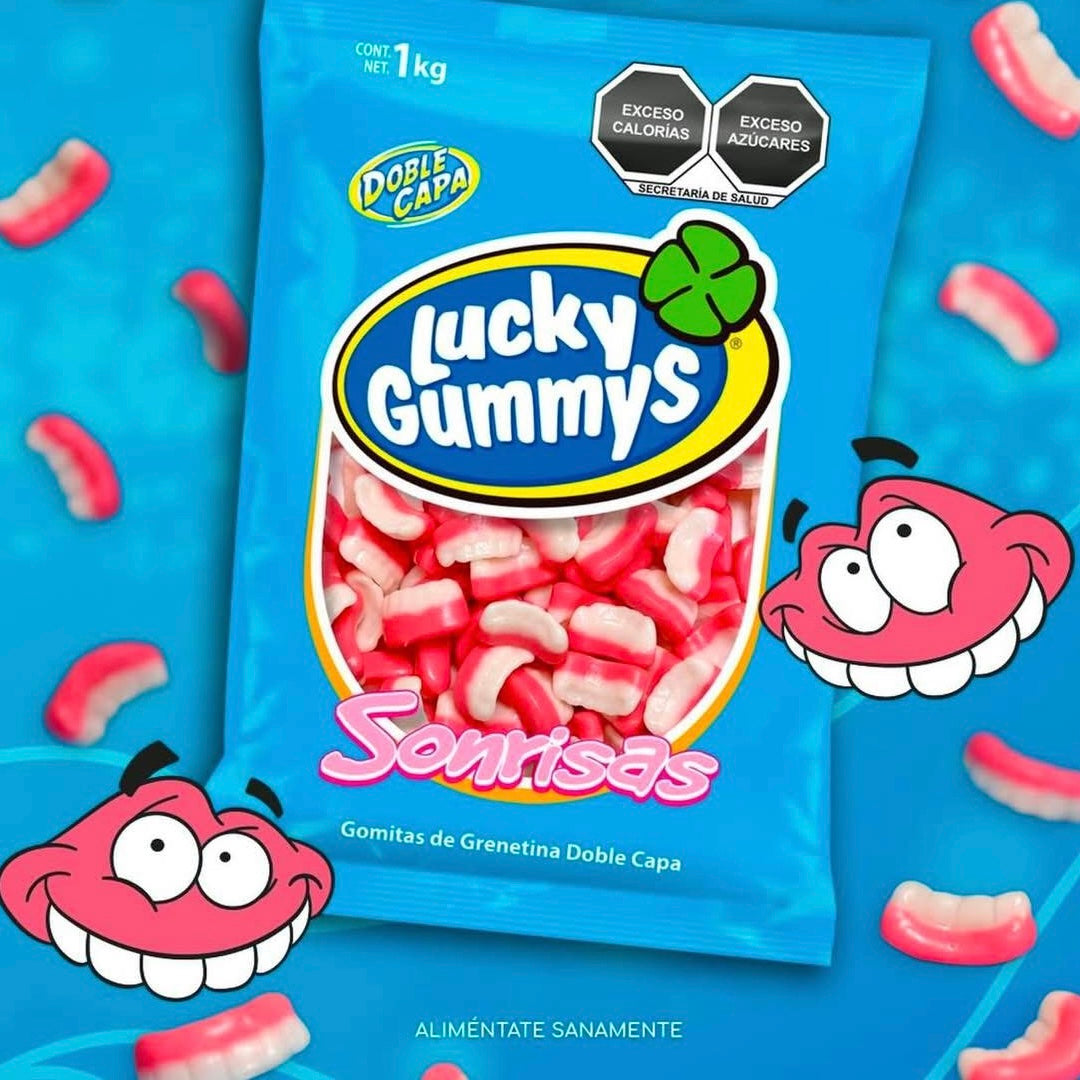 Gomitas Sonrisas LUCKY GUMMYS Bolsa 1Kg