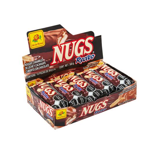 Chocolates Nugs Recreo 48g DE LA ROSA Caja c/10