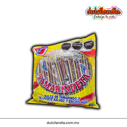 Riel de Tamarindo Entero Tamarindeta 45g CISNE Bolsa c/10