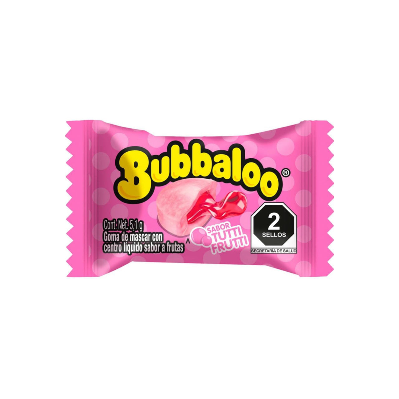Chicles Bubbaloo Tutti Frutti MONDELĒZ Caja c/47