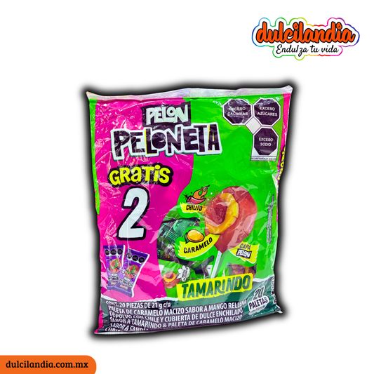 Paletas Pelon Peloneta 21g HERSHEY’S Bolsa c/20 + 2 Gratis
