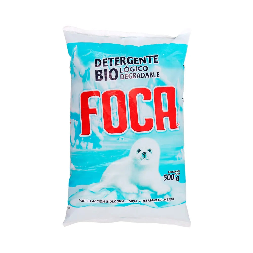 Jabón Detergente en Polvo FOCA Bolsa 500g