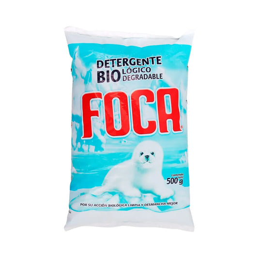 Jabón Detergente en Polvo FOCA Bolsa 500g