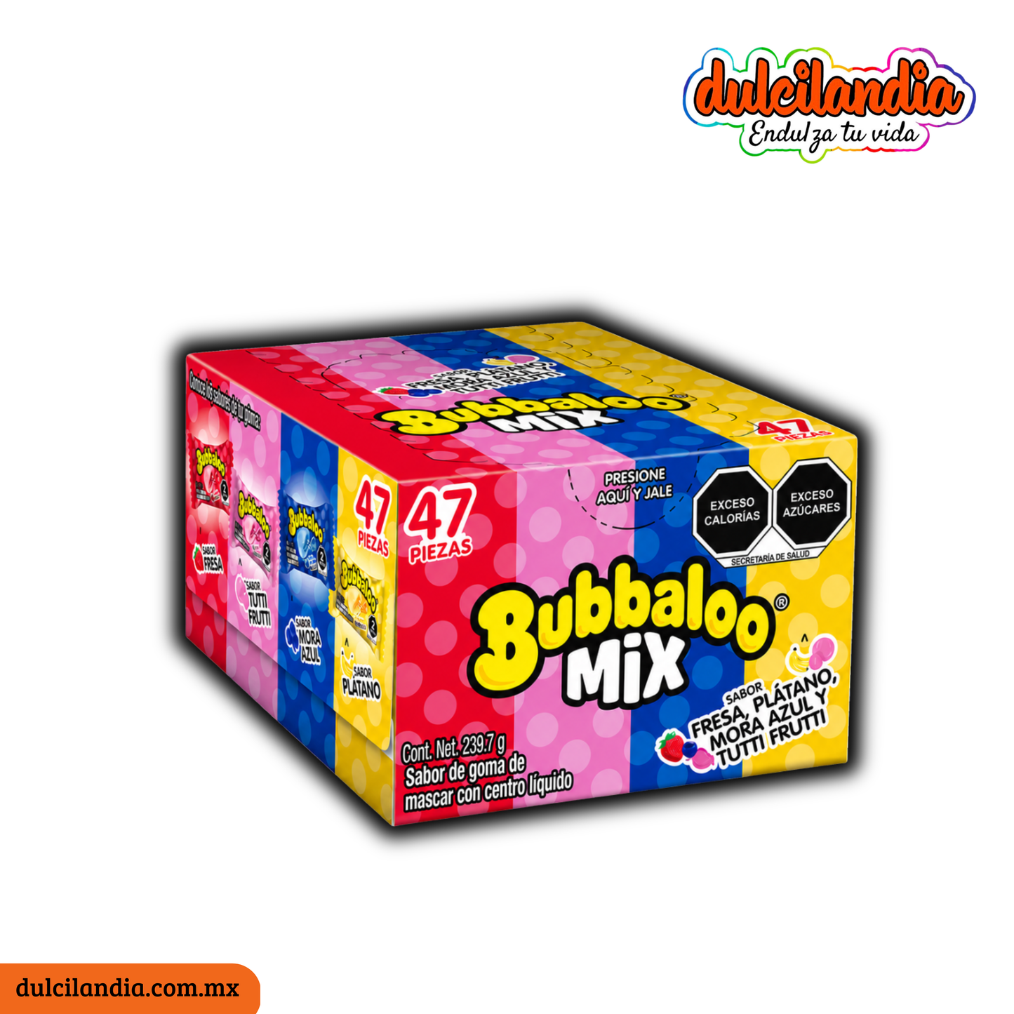 Chicles Bubbaloo Mix Surtido MONDELĒZ Caja c/47