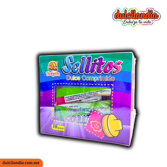 Dulces Comprimidos Sellitos TINAJITA Caja c/16