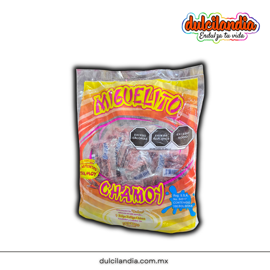 Chamoy Polvo Sobres 4g MIGUELITO Bolsa c/100