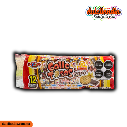 Galletas GalleTosas Combimado 4’s LAS DELICIAS Bolsa c/12
